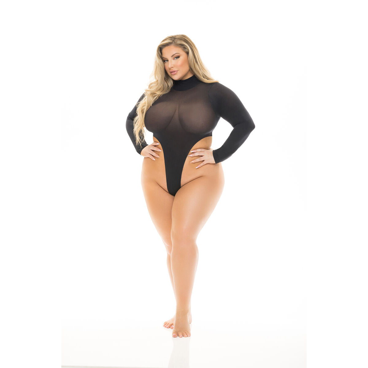 Leotard Pink Lipstick Black L-0