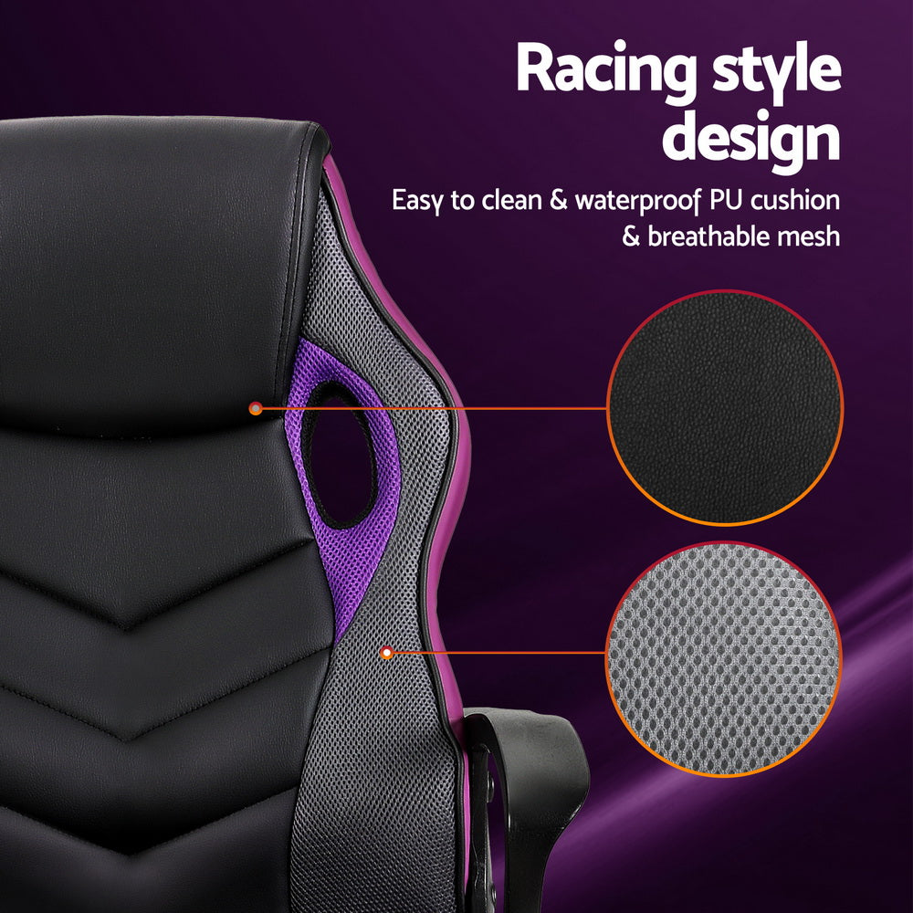 NNEDSZ Gaming Office Chair Computer Chairs Purple-3